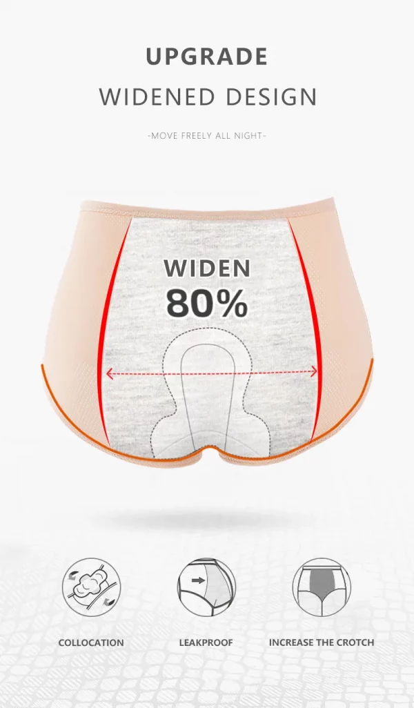 5pcs/Set Leak Proof Menstrual Panties Women Waterfproof - Image 17