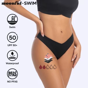 Menstrual Swimsuit Women Leakproof Bikini Menstrual Absorbent