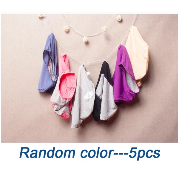5pcs/Set Leak Proof Menstrual panties Plus Size Waterproof
