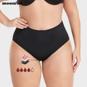 Menstrual Panties Women High Waist Seamless Menstrual Briefs