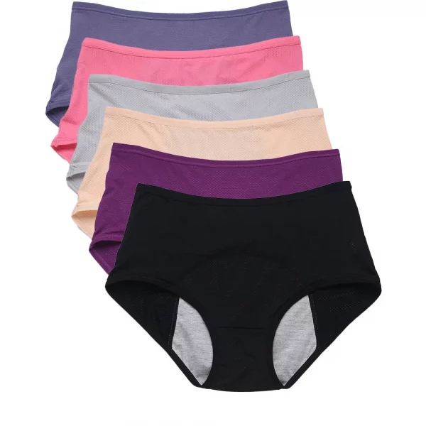 3PCS/ Leak Proof Menstrual Panties Period Waterproof Briefs Plus Size - Image 3