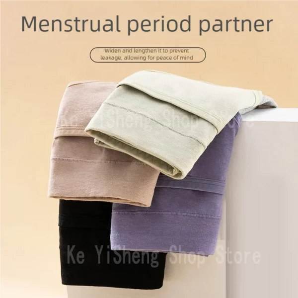 3PCS Girls Physiological pants, anti-side leakage cotton. - Image 3