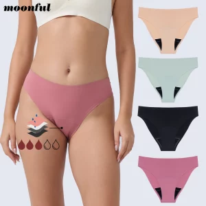 Menstrual Panties Women Leak proof Menstrual Period Underwear Ice Silk