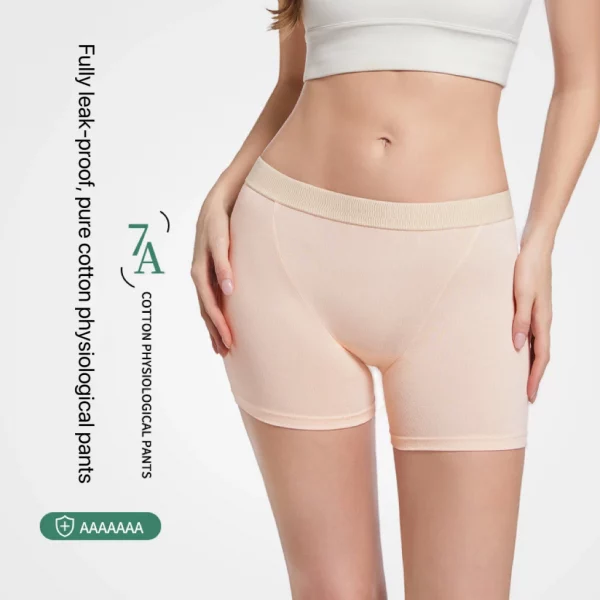 2pcs Women's Safety Pants Physiological Underwear High Waist - Image 4