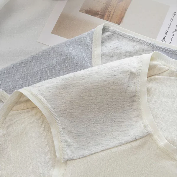 Panties for Menstruation Cotton Panties Mid Waist - Image 5