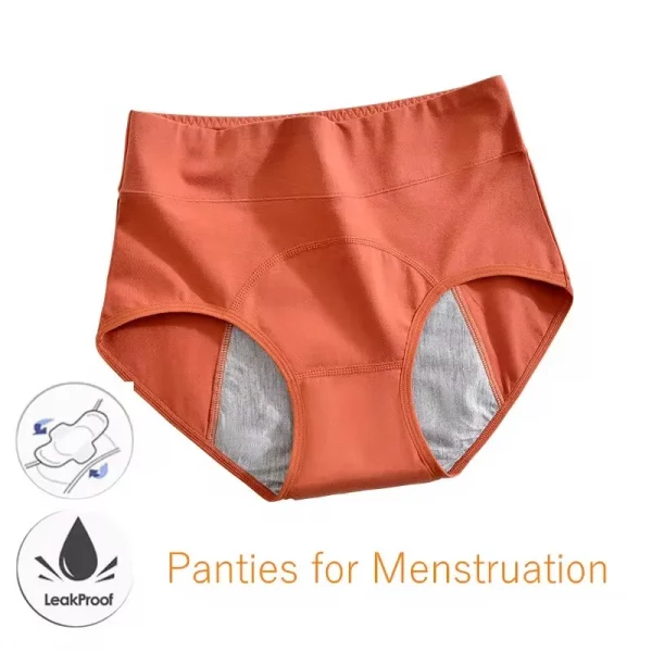 Panties for Menstruation Cotton High Waist - Image 2