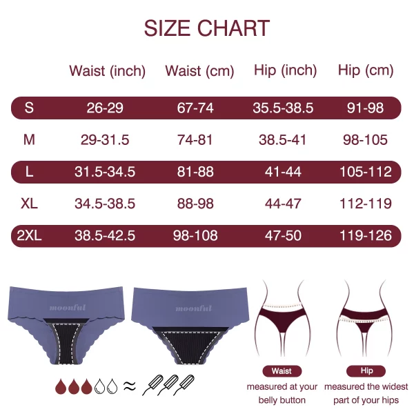 Seamless Menstrual Panties Women Abundant Flow Menstruation - Image 5