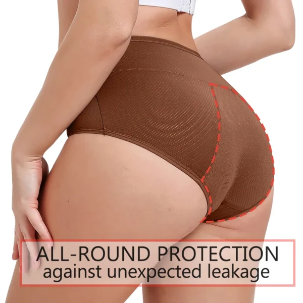 3 Layers Menstrual Panties Absorption, Maternity and Incontinence Breathable Briefs - Image 2