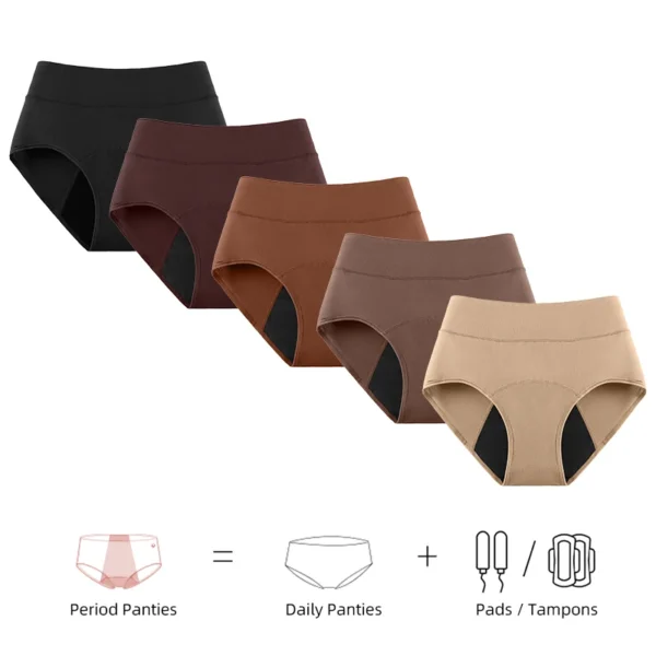 3 Layers Menstrual Panties Absorption, Maternity and Incontinence Breathable Briefs - Image 5